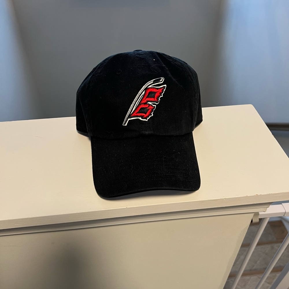 47 Brand Black Cap with White Logo